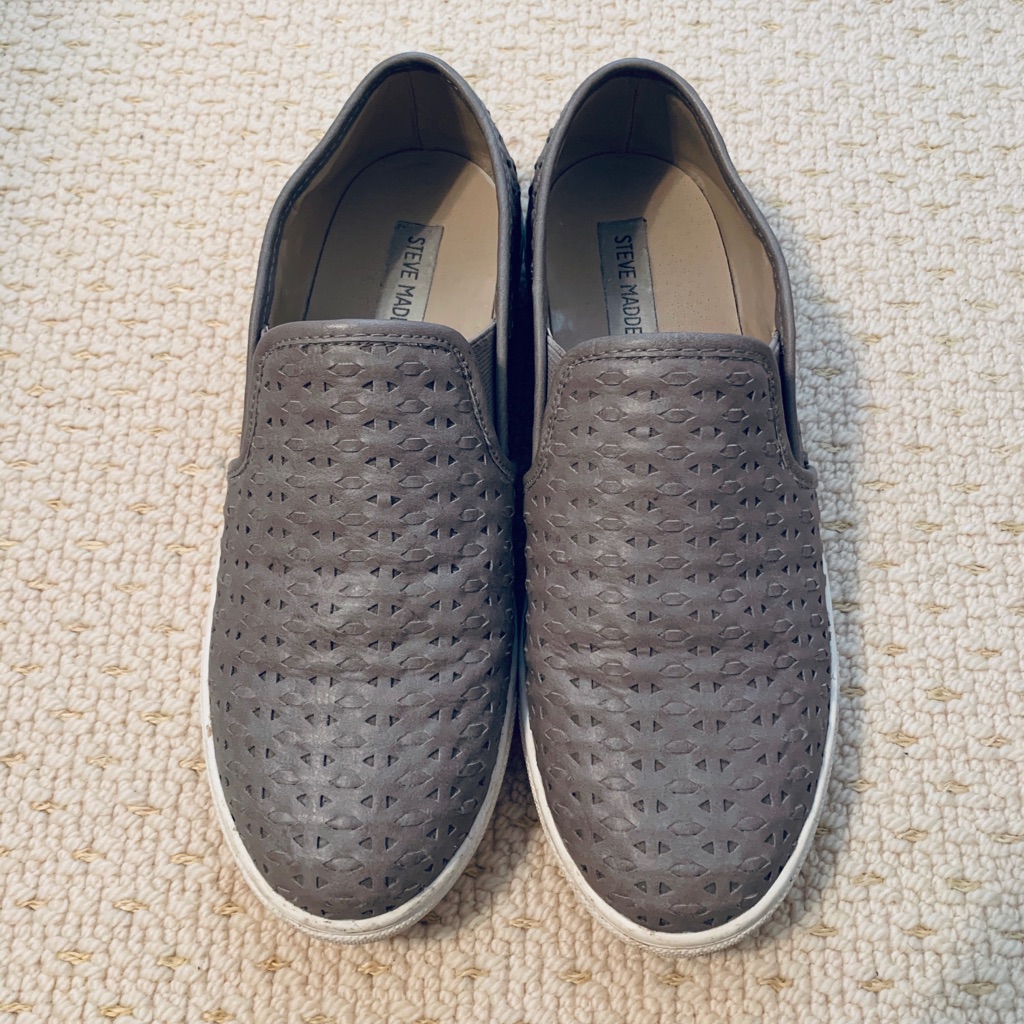 Brown Steve Madden Slip Ons